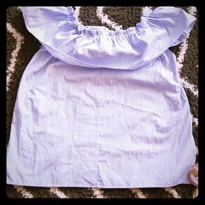 Of the shoulder stripe top